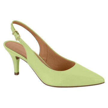 Vizzano 1185-700 Mid Heel Slingback in Mint Napa